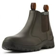 thumbnail image 1 of KAM-LITE Mens Work Boots,Slip On Steel Toe Chelsea Safety Boots,Waterproof Puncture-Resistant,Durable Comfortable Breathable Non Slip for Construction Industrial, 1 of 7