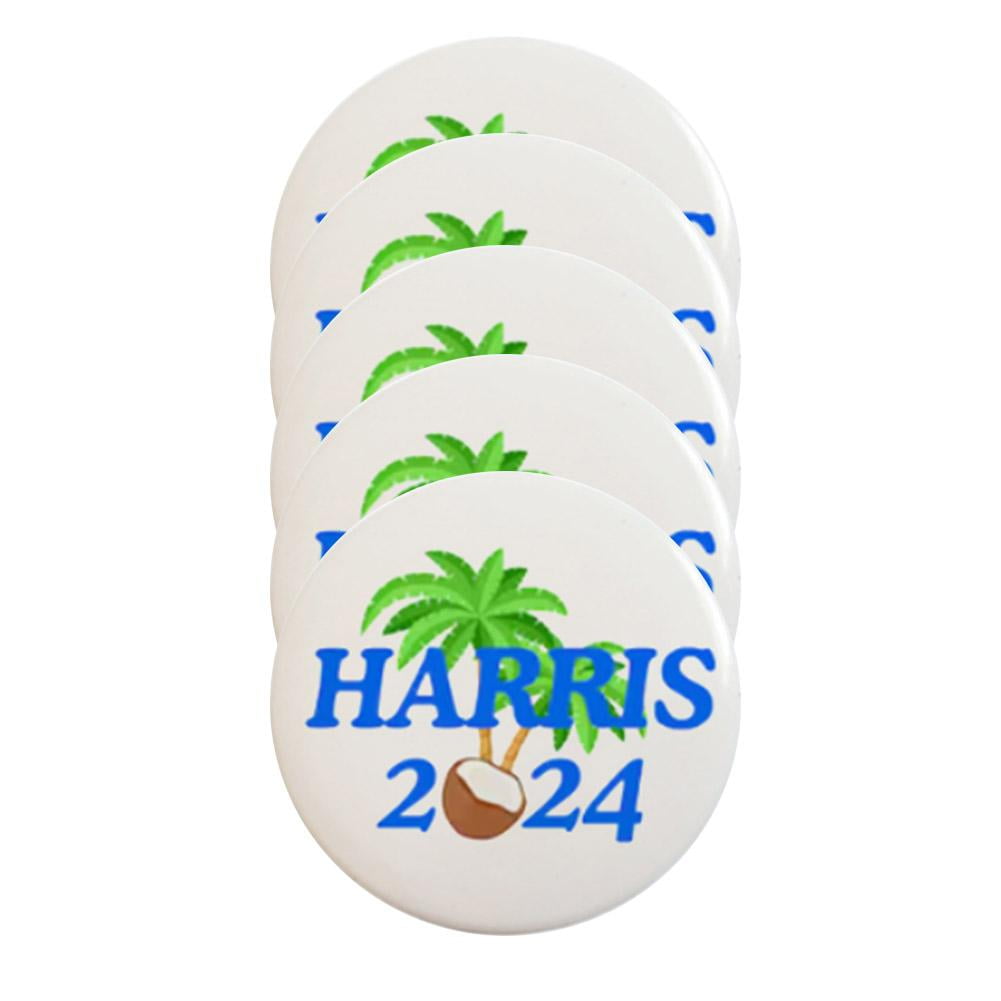KAMALA HARRIS For President 2024 3 inch Kamala Harris 2024 Coconut