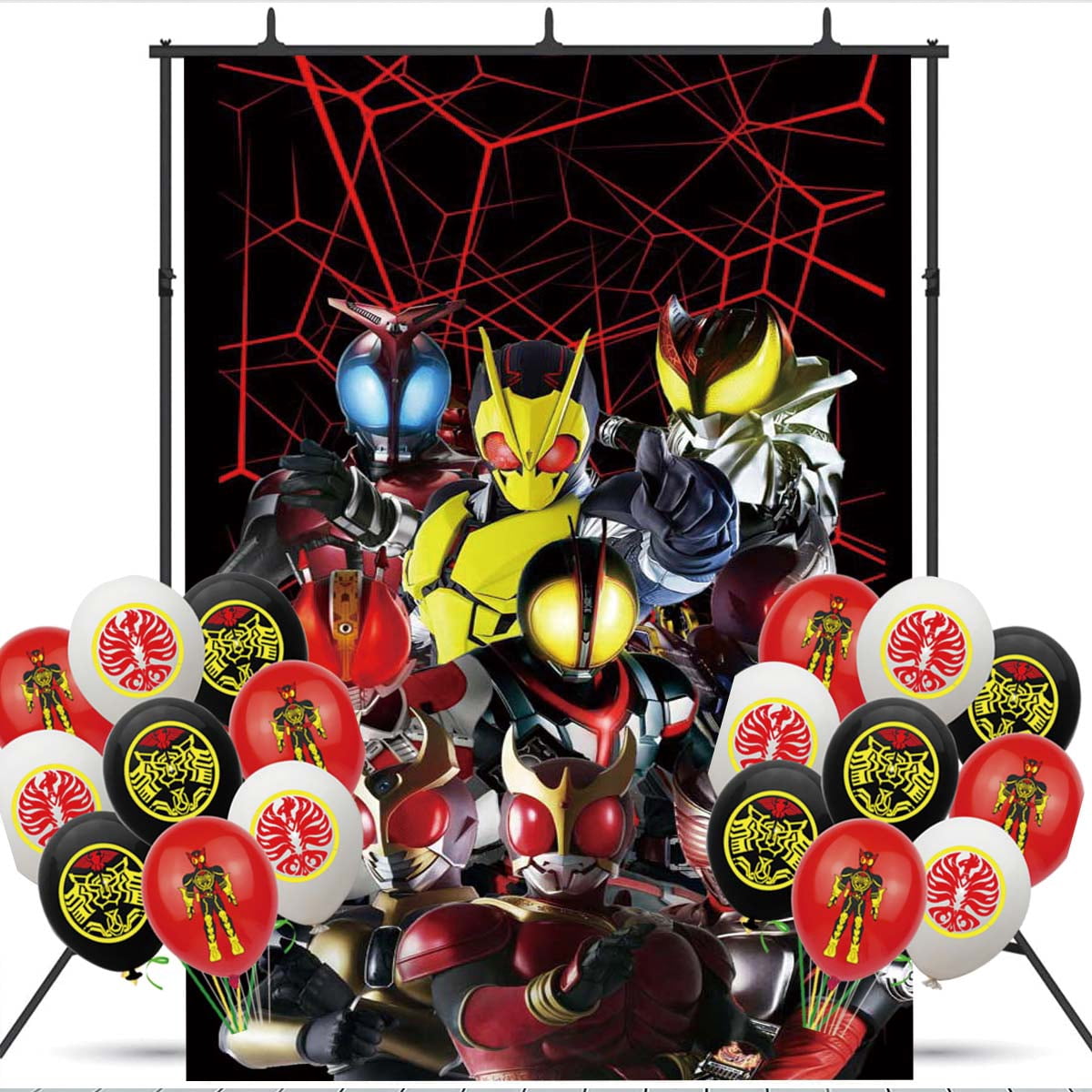 Knight Rider Part Decor KAMEN RIDER MASKED RIDER Party Decorations Backdrop Banner Balloons ...