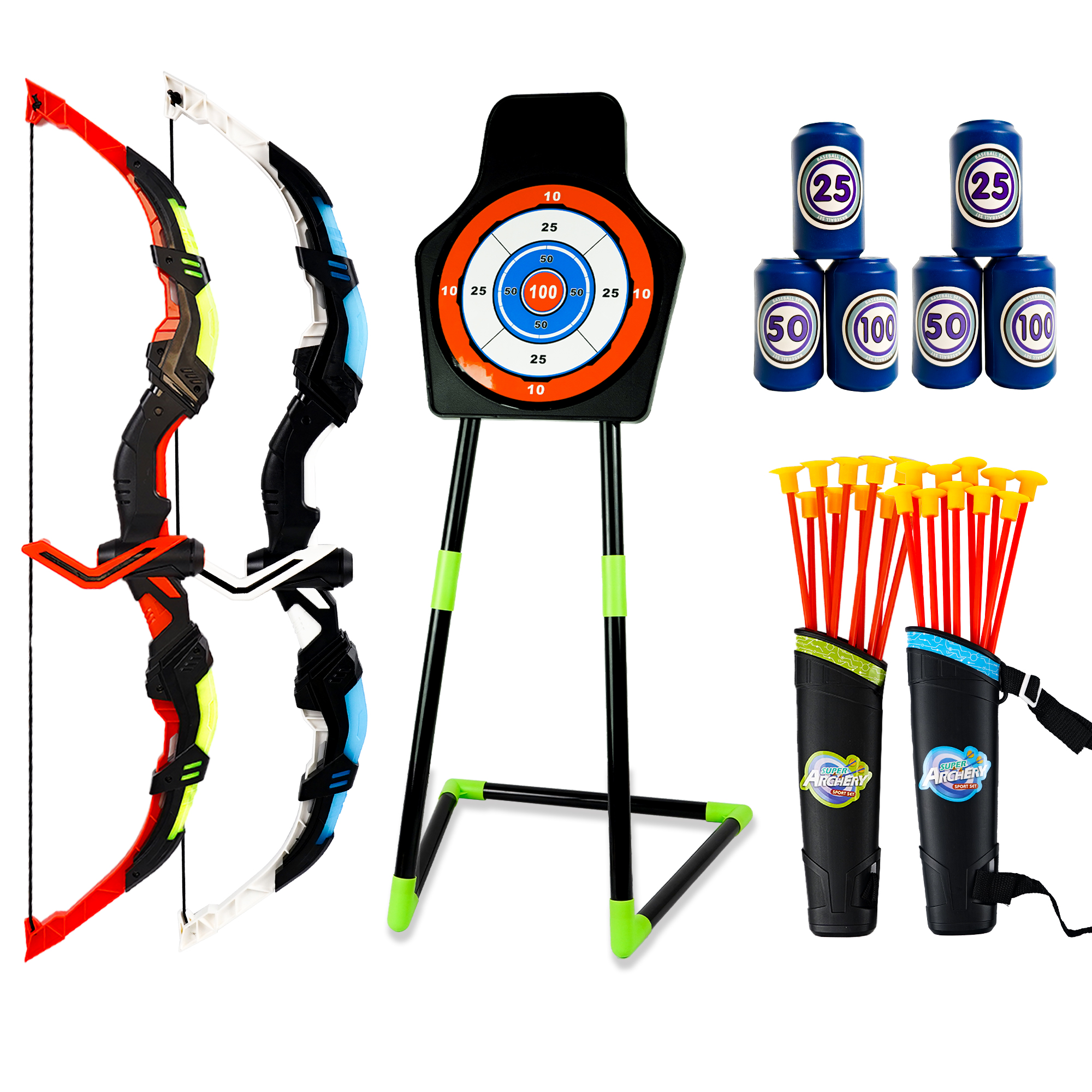 Bear Archery Valiant Youth Bow Set Includes Arrows, Target, Finger