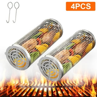 Bowake Portable Fire Pits Outdoor Camping Foldable Mesh Fire Pits Portable Fireplace