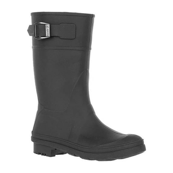 KAMIK Kids Raindrops, Color: Black, Size: 1 (EK4137-BLK-1)