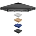 thumbnail image 1 of KAMPKEEPER 8x8 Replacement Top Pop Up Canopy Tent Top Cover Roof with Air Vent and Adjustable Elastic Strap, Polyester UV Waterproof for Outdoor Garden Patio Pavilion Sun Shade(Top Only) (Black), 1 of 6