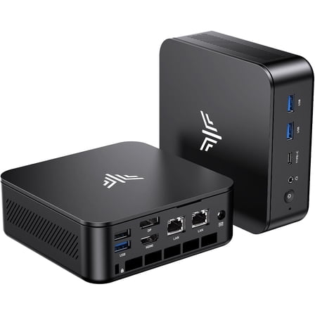 KAMRUI E3 Mini PC, AMD Ryzen 3500U Mini Computers (Beats N150/ N97,up to 3.7GHz), 16GB RAM 1TB M.2 SSD Small Desktop PC Support Triple 4K Display| WiFi | BT| Ethernet for Business Education Home