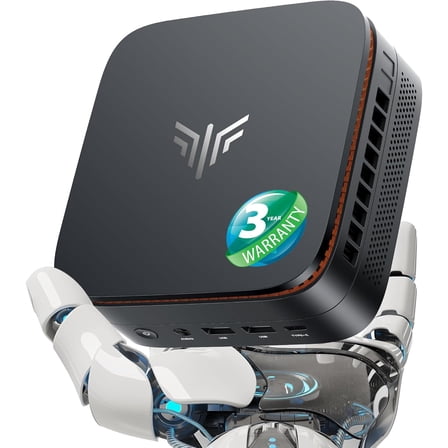 KAMRUI Pinova P1 Mini PC, AMD Ryzen 4300U Mini Computers (Beats N150/3500U, up to 3.7GHz), 16GB RAM 1TB M.2 SSD Micro Desktop PC Support Triple 4K Display| Dual WiFi | BT| Ethernet for Business Home