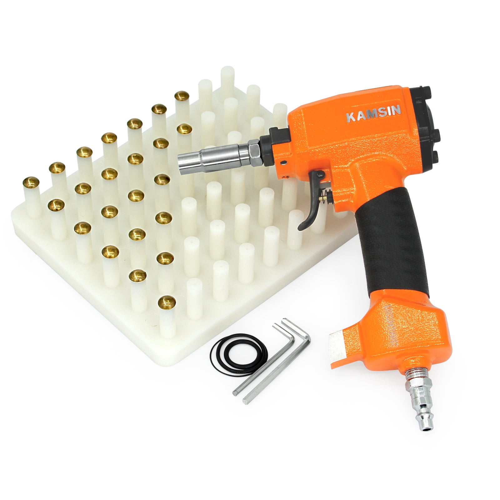 KAMSIN K1170 Pneumatic Decorative Nailer, Air Upholstery Tacks Gun for