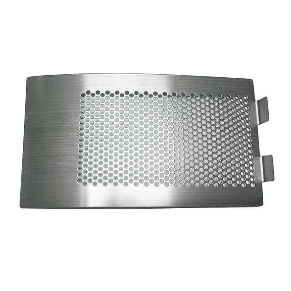 KAMaster Stainless Steel Punched MESH Panel Big Green Egg Accessories Fits for Medium,Large Big Green Egg Draft Door Kamado Grill Accessories Egg Bottom Vent Replacement Punched Metal Panel
