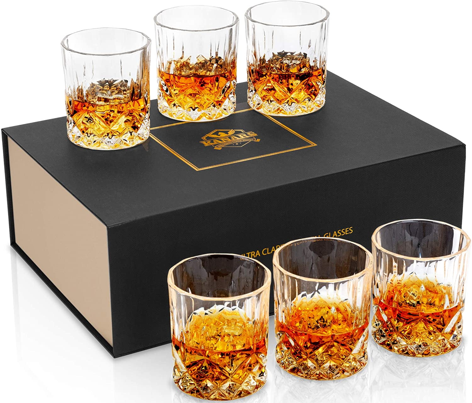 Whiskey Rocks Glasses Gift Set | Mixology & Craft