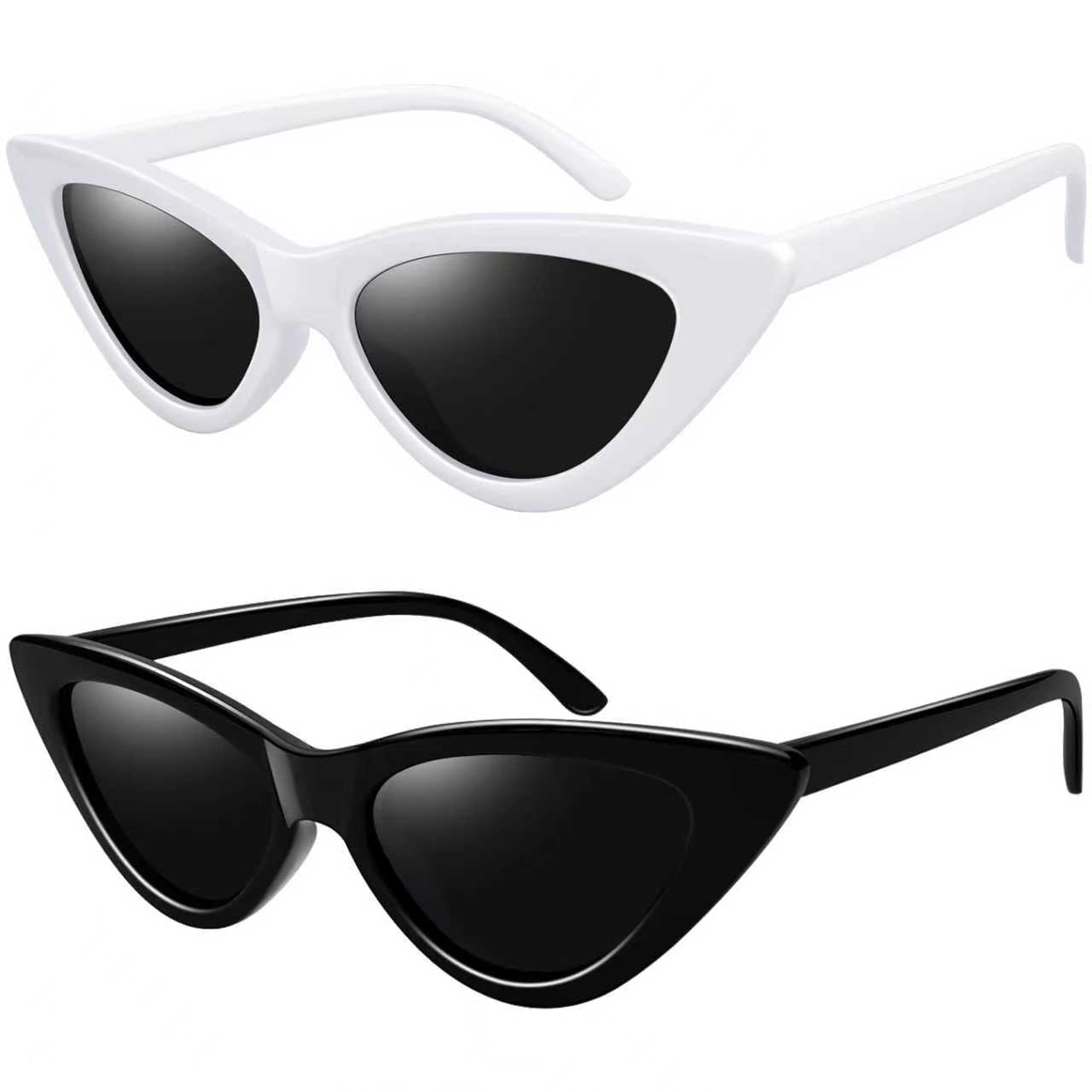 KANASTAL 2 Pack Cat Eye Sunglasses for Women Polarized 