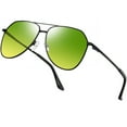 thumbnail image 1 of KANASTAL Sunglasses for Men Women Aviation Classic Green Lens UV Protection Golf Fishing Day and Night Driving Sun Glasses, 1 of 7