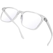 KANASTAL Blue Light Blocking Glasses for Men Women - Blue Light Filter Glasses TR90 Transparent Frame Comfort Fit for Gaming Computer Screen Use Clear Lens