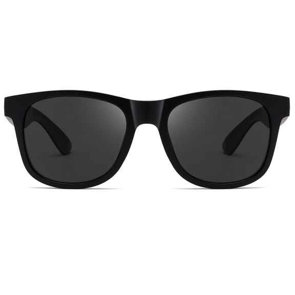 KANASTAL Polarized Sunglasses for Women Men, Lightweight Black Sun Glasses with UV Protection for Driving Fishing Golf