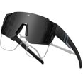 thumbnail image 1 of KANASTAL Over Glasses Sunglasses for Men Women Fit over Wraparound Sport Sun GLasses Cycling Black Lens, 1 of 7