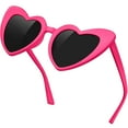 thumbnail image 1 of KANASTAL Heart Sunglasses Pink Womens Mens Trendy UV400 Protection Love Sun Glasses for Party, Wedding, Valentine's Day, Daily Wear, 1 of 7