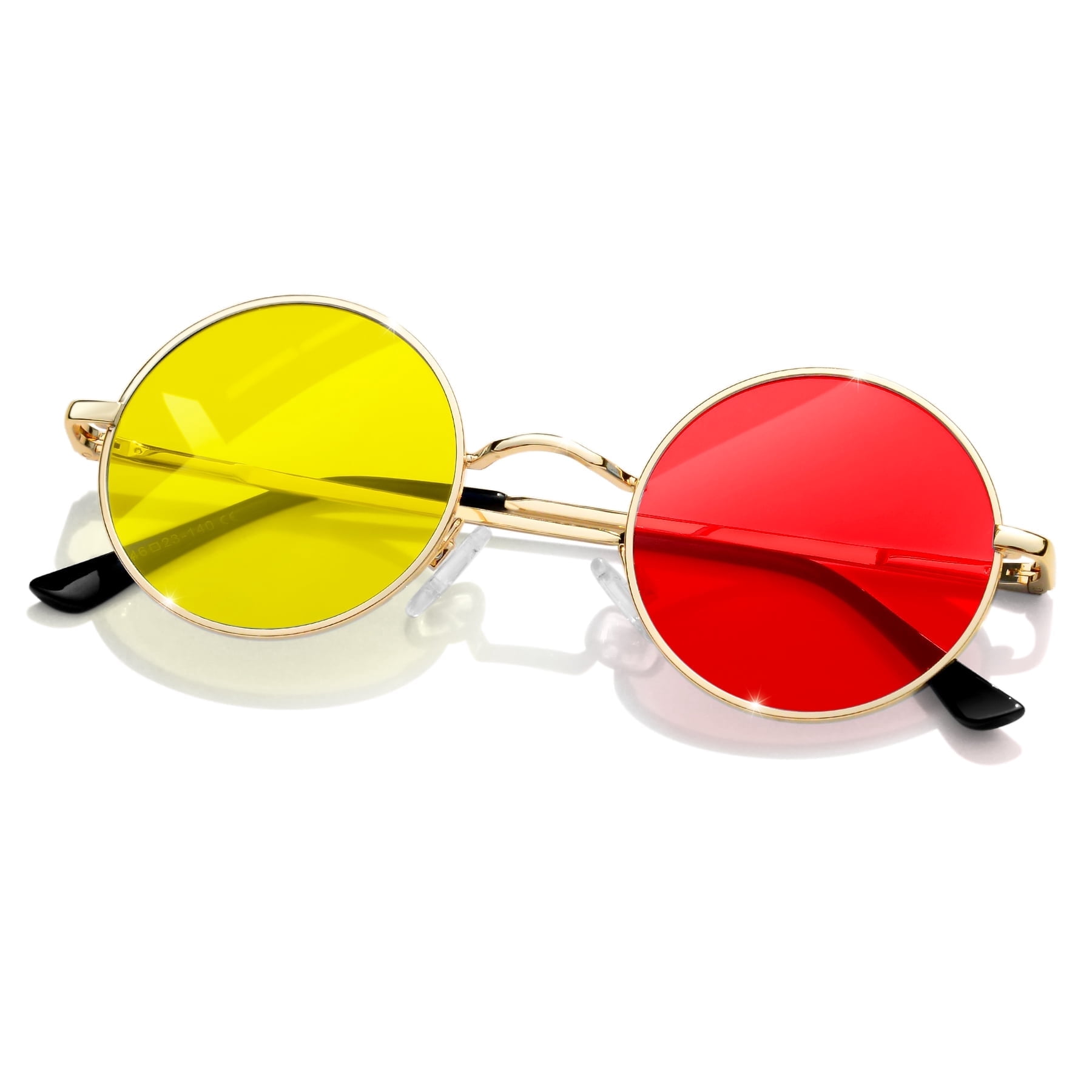 Red Women’s Fashion Sunglasses with Gold Accent Gucci GG1436S Gold/Brown Logo 99/1/135 women Sunglasses at  main image 2