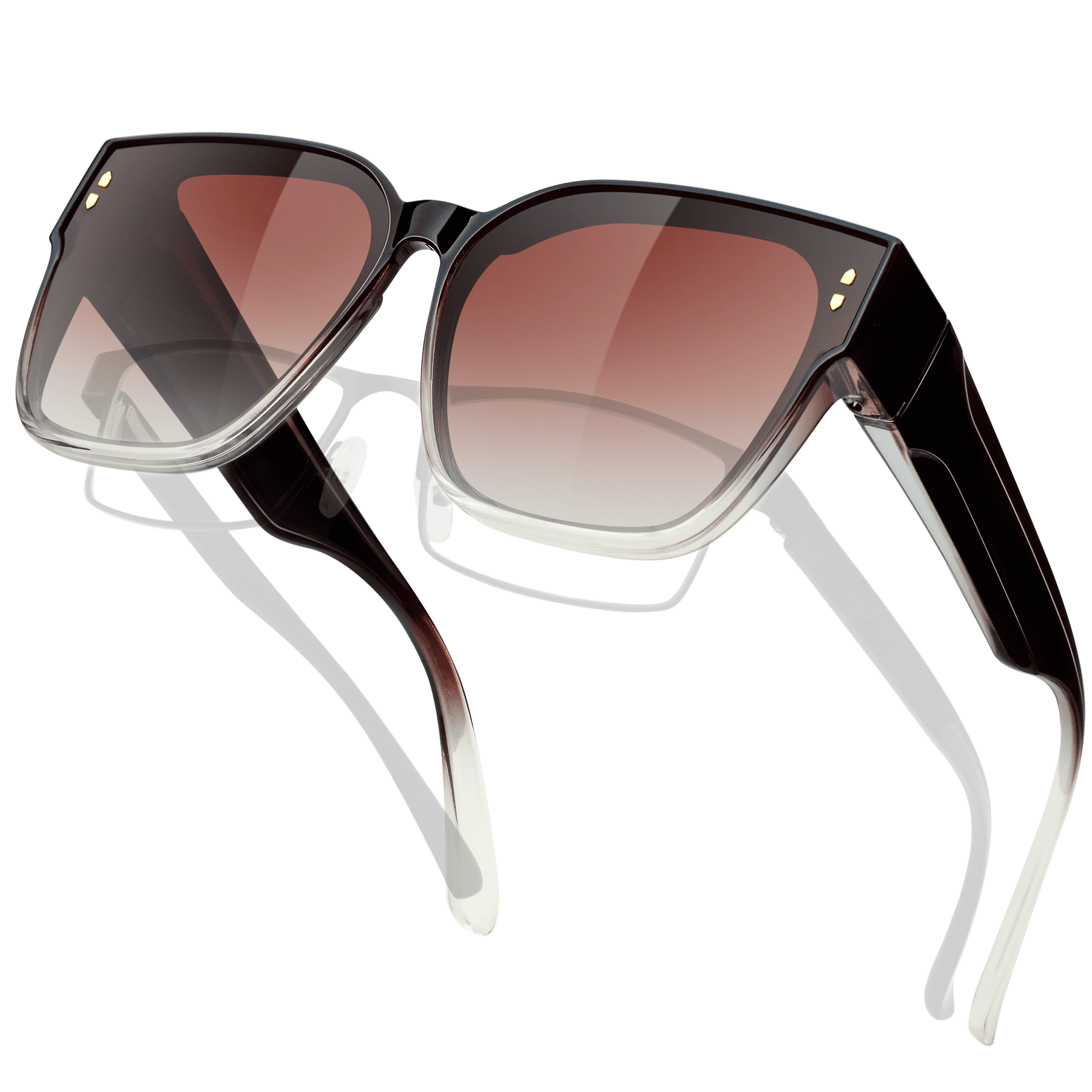 Polarized Women\'s Sunglasses Square Tortoise Shell UV Protection Original women main image 2