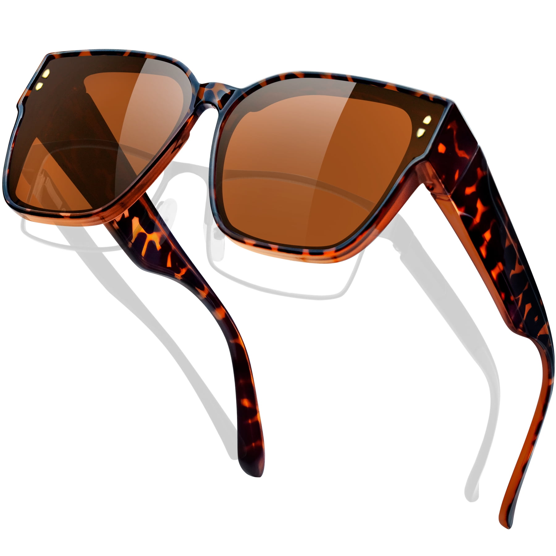KANASTAL Large Sunglasses Over Glasses for Women Polarized  display picture 2