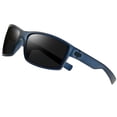 thumbnail image 1 of KANASTAL Polarized Sunglasses for Men Women UV Protection Square Shades for Running, Fishing, Driving, Sports Blue Frame Black Lens, 1 of 6
