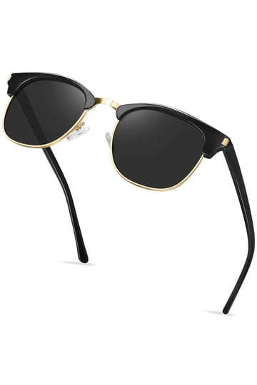 Shop Half-Frame Sunglasses in Stylish Colors for Men and Women display picture 1