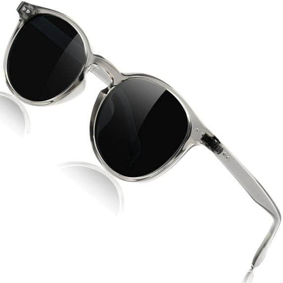 KANASTAL Retro Round Polarized Sunglasses for Women Men Classic Vintage Sun Glasses UV400 Protection