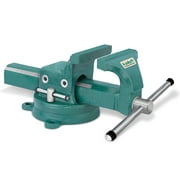 KANCA - KAD-150,KADETT PARALLEL VISE With 360° Rotating Swivel Base,Drop-Forged Bench Vise,Jaw Opening(Max) 7 INCH,Strong Hand Tools and Machinist Vise,Tools & Home Improvement Product,Green Colour