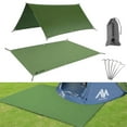 thumbnail image 1 of KANCOKIT Camping Tent Tarp, PU Waterproof Tent Footprint, Large Size Beach Picnic Blanket Mat for Outdoor Camping Park Lawn - 6x7FT, 1 of 9