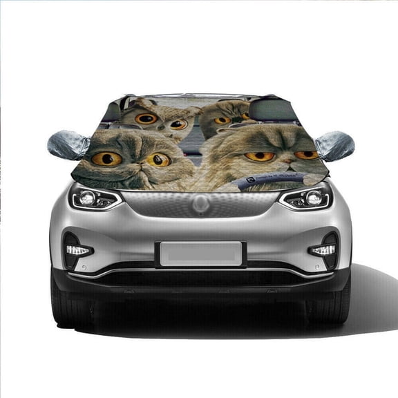 KANCOKIT Car Windshield Cover Protector Winter Snow Ice Rain Dust Frost Guard Sun Shade