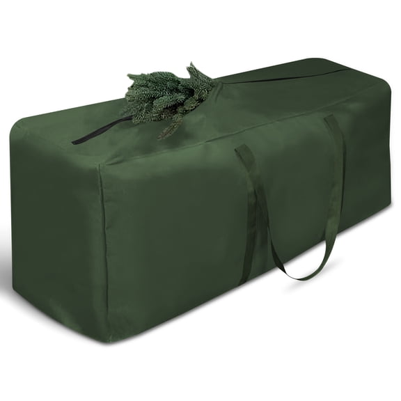 KANCOKIT Christmas Tree Storage Bag, Tree Bag Fits UP to 9 Ft Artificial Trees, Protect from Damage Dust and Moisture, Green