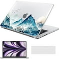 thumbnail image 1 of KANCOKIT Compatible with MacBook Air 13 inch Case 2025 2024 2023 2022 M4 A3240 M3 A3113 M2 A2681 with Mountain Print, Protective Hard Plastic Shell Case+Keyboard Cover+Screen Film, 1 of 8