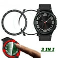 thumbnail image 1 of KANCOKIT Fr Samsung Galaxy Watch 6 Classic 47mm PC Case Full Coverage Screen & Bezel Ring, 1 of 10