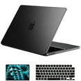 thumbnail image 1 of KANCOKIT for MacBook Air 15 inch Case, M4 A3241/M3 A3114/M2 A2941 (Released 2025 to 2023), Plastic Hard Snap on Shell Case & Keyboard Cover & Screen Protector, Black, 1 of 11