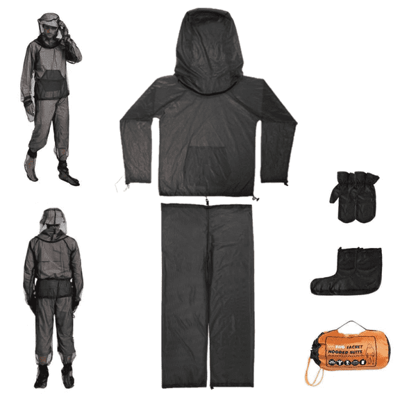 KANCOKIT Mosquito Bug Suit, Full Body Bug Suit for Gardening & Outdoor Protection from Bugs, Mosquito Clothing for Women & Men, S/M Size