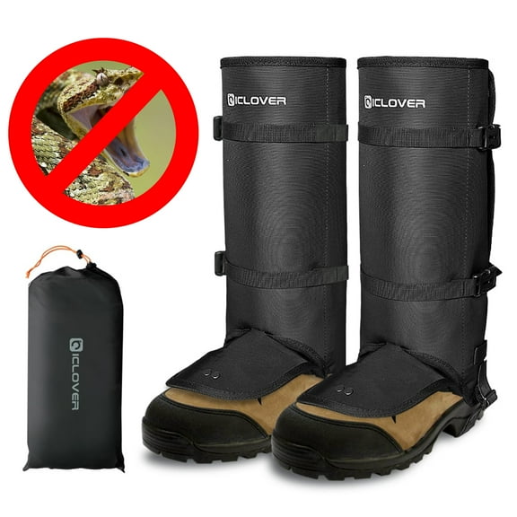 KANCOKIT Snake Gaiters, Adjustable Leg Guards Snake Bite Protection for Lower Legs, Snake Chaps for Men Women for Hunting Hiking Climbing