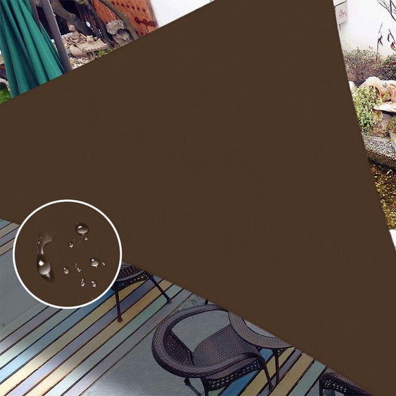 KANCOKIT Waterproof Sun Shade Sail UV Top Canopy Cover Pool Patio Outdoor Awnings 420D