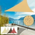 thumbnail image 1 of KANCOKIT Waterproof Sun Shade Sails, 12'X12' Heavy Duty Canopy Awning Shelter UV Blocking for Outdoor Patio Backyard Garden Activities, Sand, 1 of 9