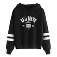 thumbnail image 1 of KANE BROWN Double bar sleeve pocket men's and women's retro trendy long sleeved hooded sweatshirt, 1 of 2