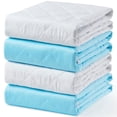 thumbnail image 1 of KANECH Washable & Waterproof Incontinence Underpads –  24" x 36" Bed Pads for Adults & Elderly , 4 Pack, 1 of 8