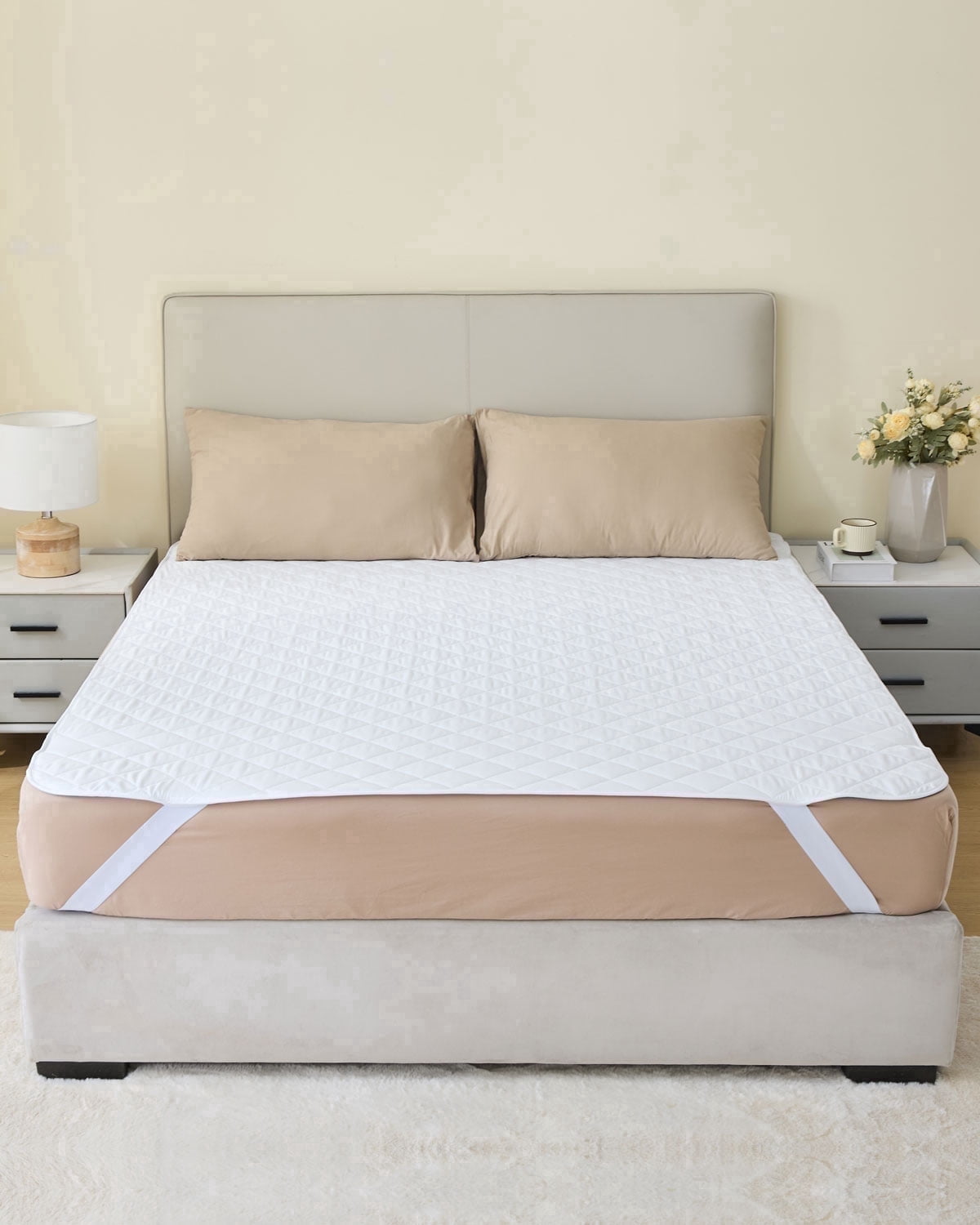 KANECH Washable Incontinence Bed Pads , Queen Size 60" x 80" (1 Pack), Waterproof Pads for Beds Reusable for Adults