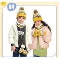 thumbnail image 1 of KANG A Four Piece Of Knitted Hats Winter Thickened Warm Scarves Hanging Ropes And Woolen Hats For 3 To 16, 1 of 5