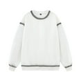 thumbnail image 1 of KANG Autumn Crewneck Sweatshirt Retro Spray Print Casual Pullover Unisex Comfortable Streetwear Top Relaxed Fit Long Sleeve Shirt, 1 of 3