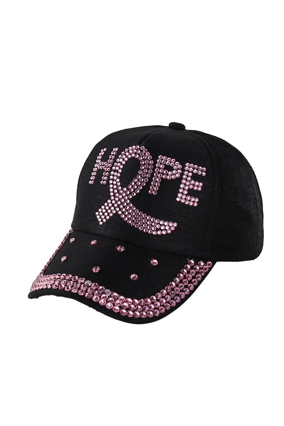 Breast Cancer Awareness Ribbon Baseball Cap Dad Hat For Women