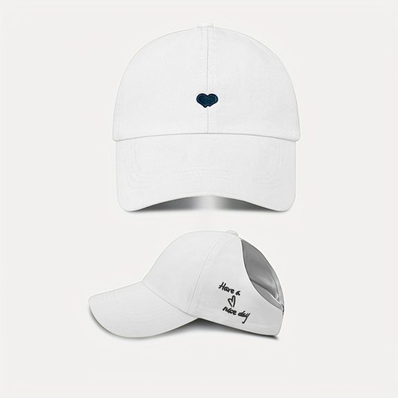 KANG Breathable Baseball Cap For Men Women Summer Sun Hat Adjustable Low Profile Ponytail Friendly Outdoor Sports Visor