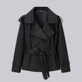thumbnail image 1 of KANG Casual Belted Short Jacket For Everyday Wear Stylish And Versatile Outerwear For Various Occasions Perfect For Layering Comfortable Fit, 1 of 7
