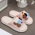 thumbnail image 1 of KANG Colorful Thick Soled Linen Slippers For Indoor Non Slip Slippers, 1 of 8