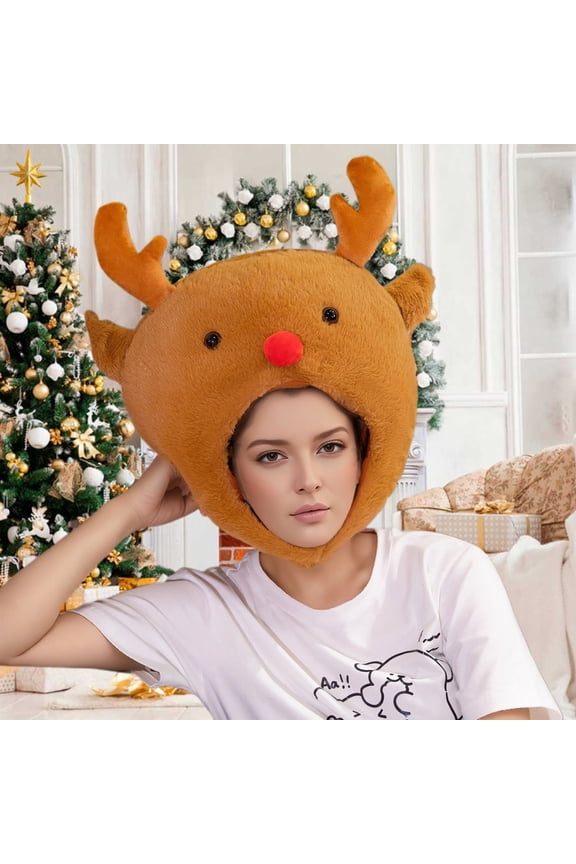 Cute Cartoon Character Headwear Cosplay Hat For Festive Party Performance Costume And Holiday Themed Events Brown One Size