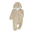thumbnail image 1 of KANG Family Matching Hooded Zip Up clothes Baby Homewear Sleepwear Outfit For Parents And Kids, 1 of 7