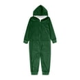 thumbnail image 1 of KANG Family Matching Hooded Zip Up clothes Sleepwear For Parents And Kids Festive Holiday Outfits Cozy Loungewear, 1 of 7