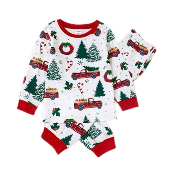 KANG Family Matching Pajamas Year Holiday Party Sleepwear Comfortable Home Outfits