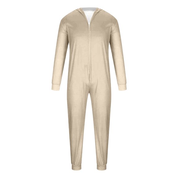 KANG Family Matching clothes Hooded Zip Front For Dad And Kids Cozy Holiday Loungewear