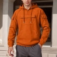 thumbnail image 1 of KANG Fashion Hooded Sweatshirt Autumn Winter Warm Casual Sporty Pullover With Multiple Pockets For Outdoor Activities, 1 of 5